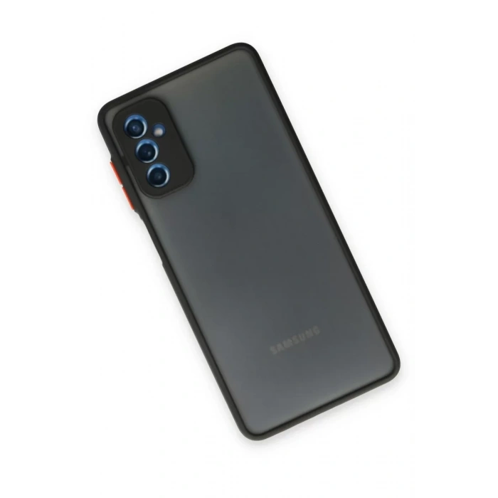 Samsung Galaxy M52 5G Kılıf Montreal Silikon Kapak - Siyah