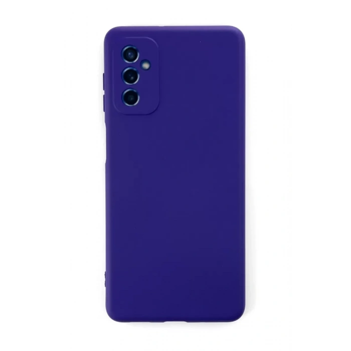 Samsung Galaxy M52 5G Kılıf Nano içi Kadife Silikon - Mor