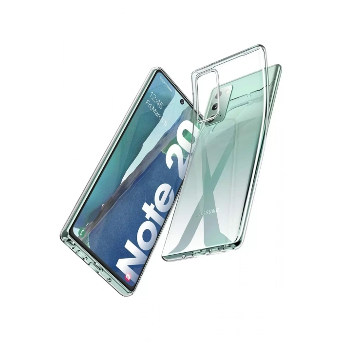 Samsung Galaxy Note 20 Kılıf Lüx Şeffaf Silikon