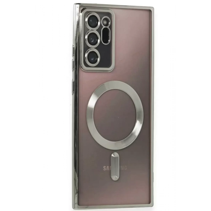 Samsung Galaxy Note 20 Ultra Kılıf Kross Magneticsafe Kapak - Titan Gri