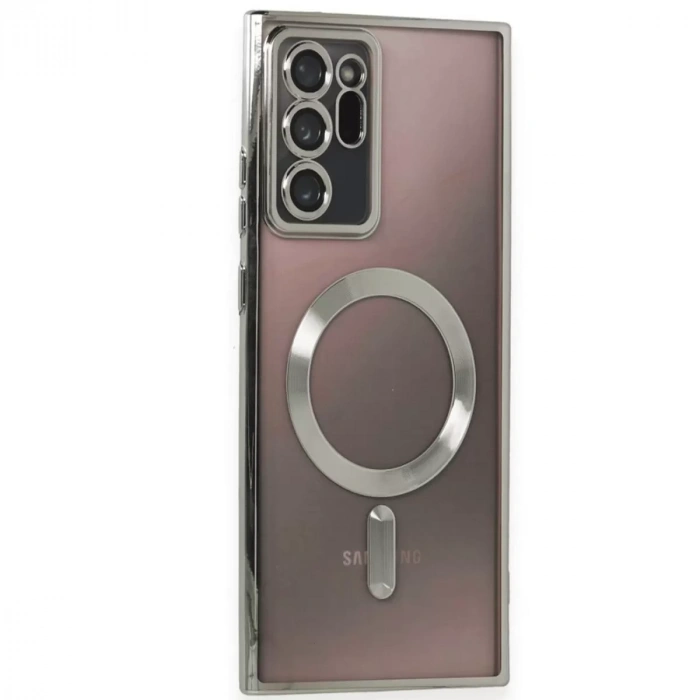 Samsung Galaxy Note 20 Ultra Kılıf Kross Magneticsafe Kapak - Titan Gri