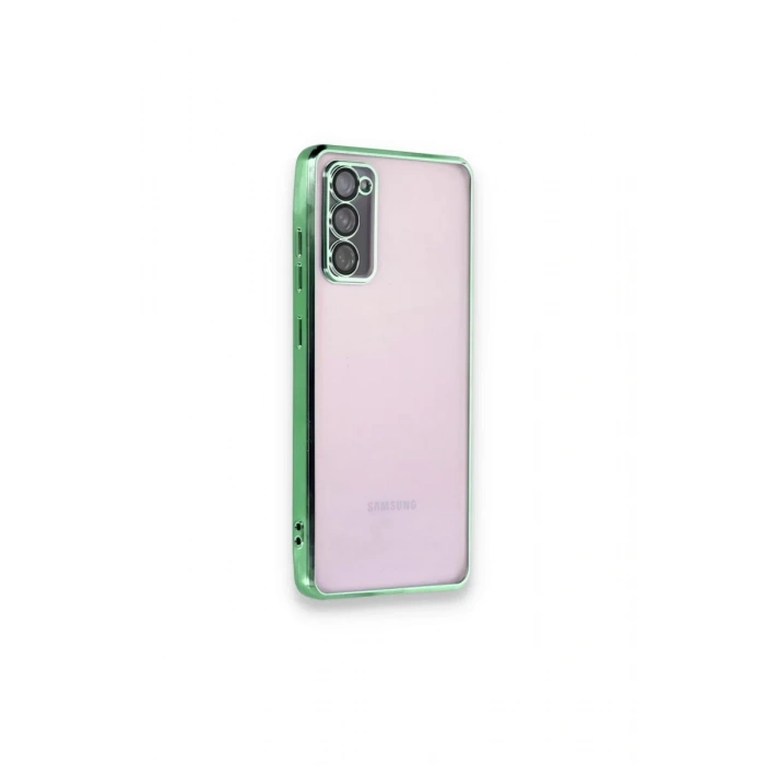 Samsung Galaxy S20 FE Kılıf Lensli Silikon - Yeşil