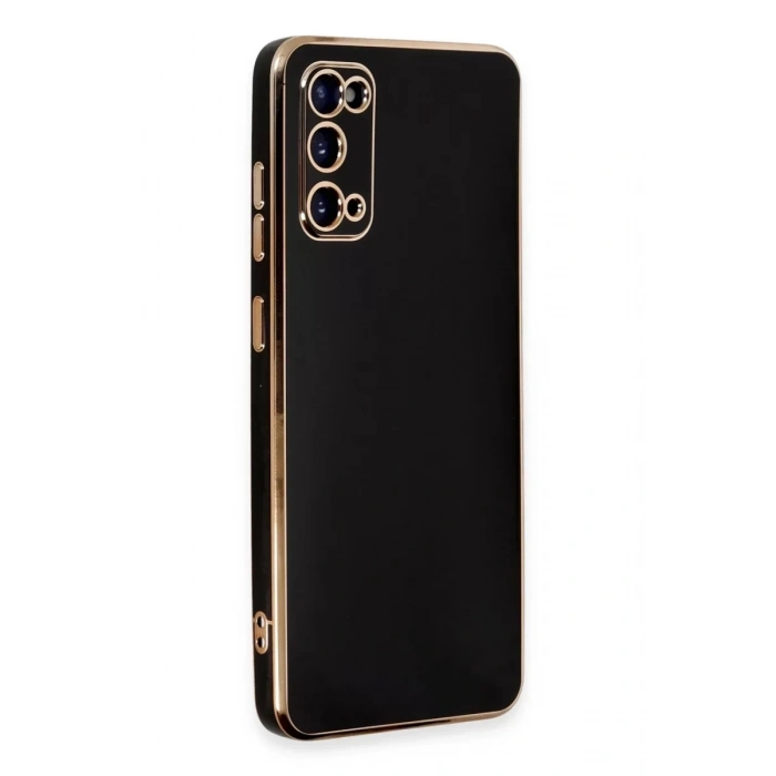 Samsung Galaxy S20 Kılıf Volet Silikon - Siyah