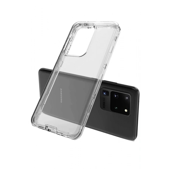 Samsung Galaxy S20 Plus Kılıf Lüx Şeffaf Silikon