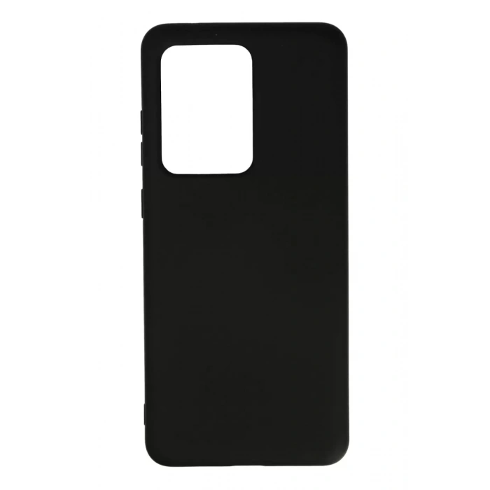 Samsung Galaxy S20 Ultra Kılıf Nano içi Kadife Silikon - Siyah