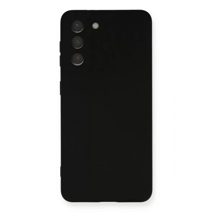 Samsung Galaxy S21 FE Kılıf Nano içi Kadife Silikon - Siyah