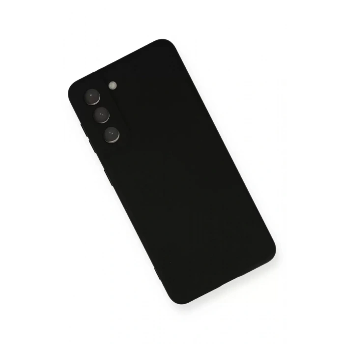 Samsung Galaxy S21 FE Kılıf Nano içi Kadife Silikon - Siyah