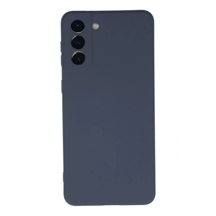 Samsung Galaxy S21 Plus Kılıf Nano içi Kadife Silikon - Gri