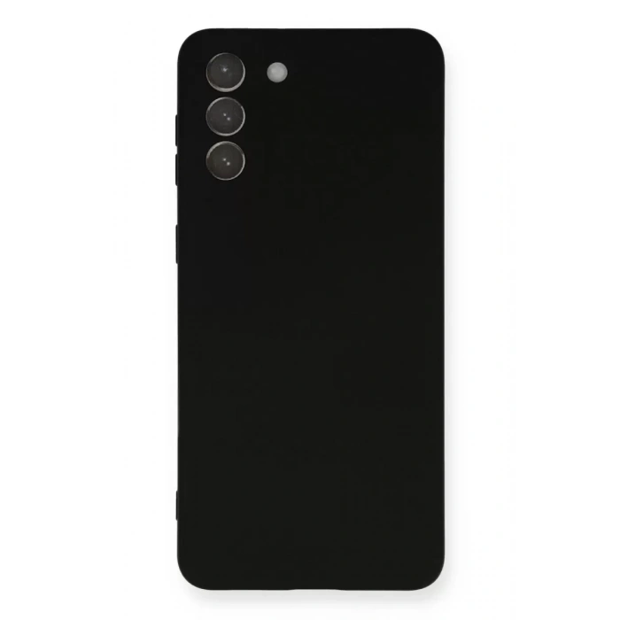 Samsung Galaxy S21 Plus Kılıf Nano içi Kadife Silikon - Siyah