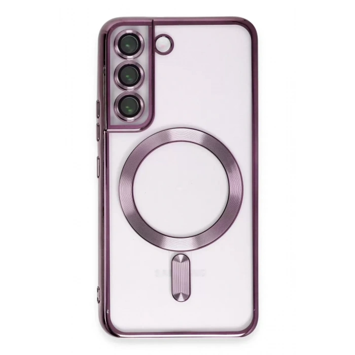 Samsung Galaxy S22 Kılıf Kross Magneticsafe Kapak - Mor