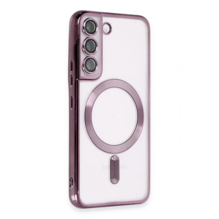 Samsung Galaxy S22 Kılıf Kross Magneticsafe Kapak - Mor