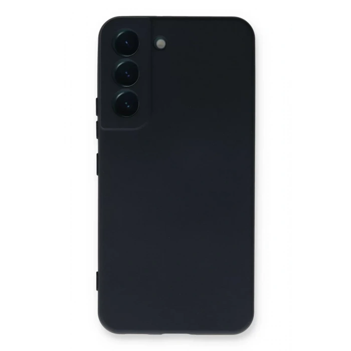 Samsung Galaxy S22 Plus Kılıf Nano içi Kadife Silikon - Lacivert