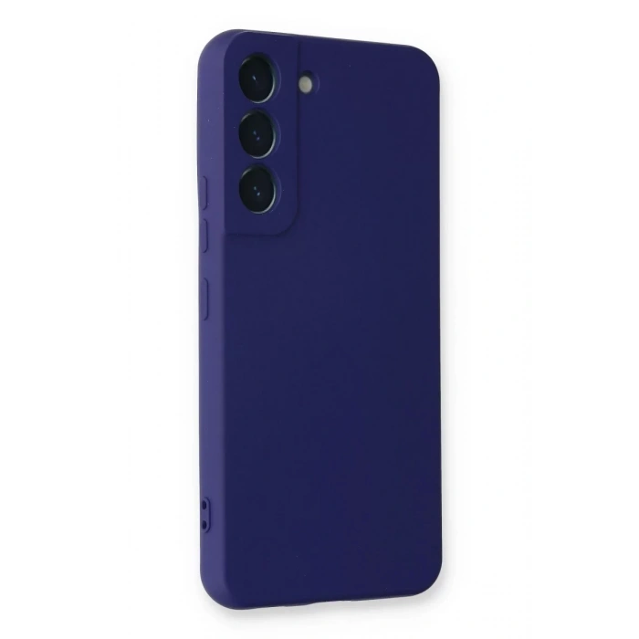Samsung Galaxy S22 Plus Kılıf Nano içi Kadife Silikon - Mor