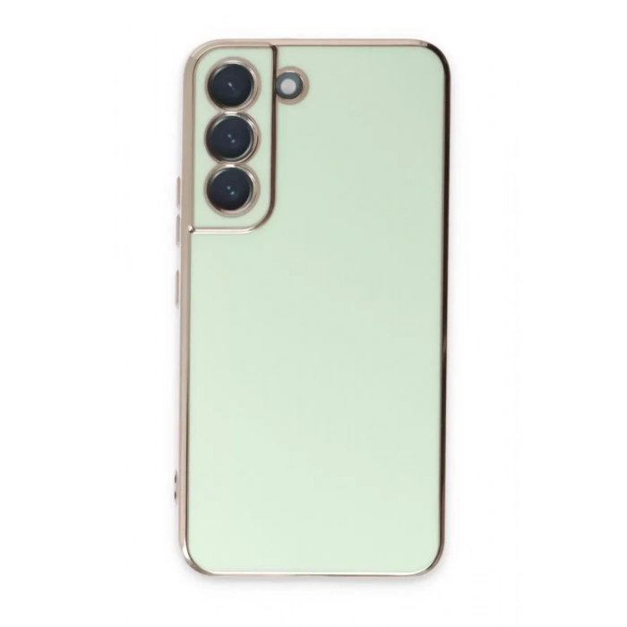 Samsung Galaxy S22 Plus Kılıf Volet Silikon - Açık Yeşil