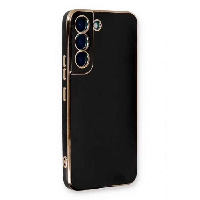 Samsung Galaxy S22 Plus Kılıf Volet Silikon - Siyah