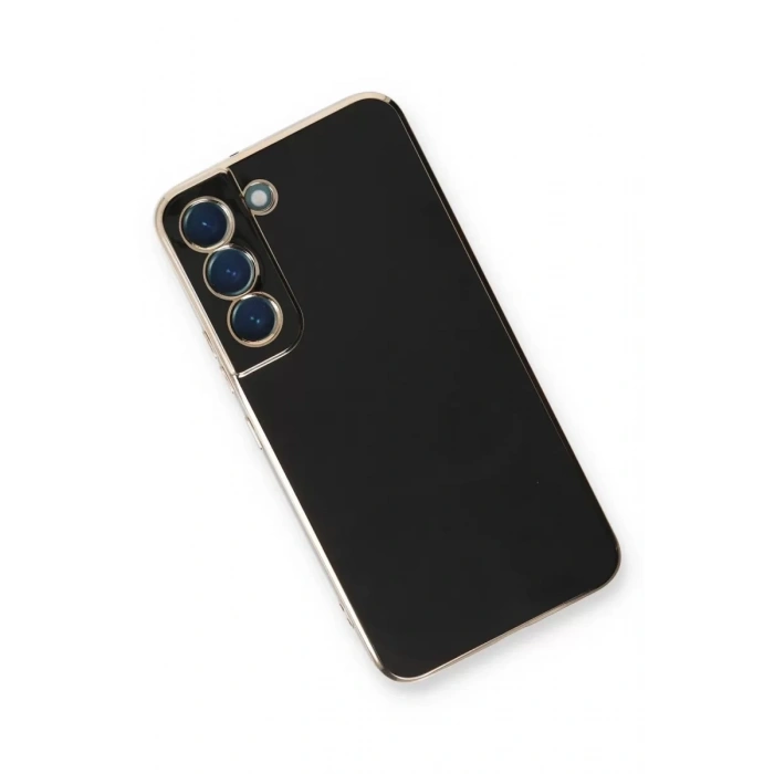 Samsung Galaxy S22 Plus Kılıf Volet Silikon - Siyah
