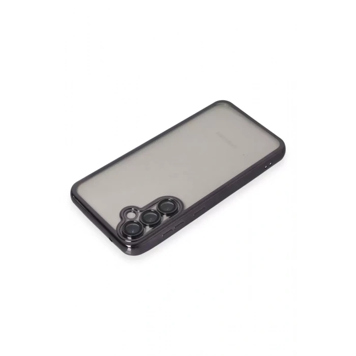 Samsung Galaxy S23 FE Kılıf Lensli Silikon - Mor