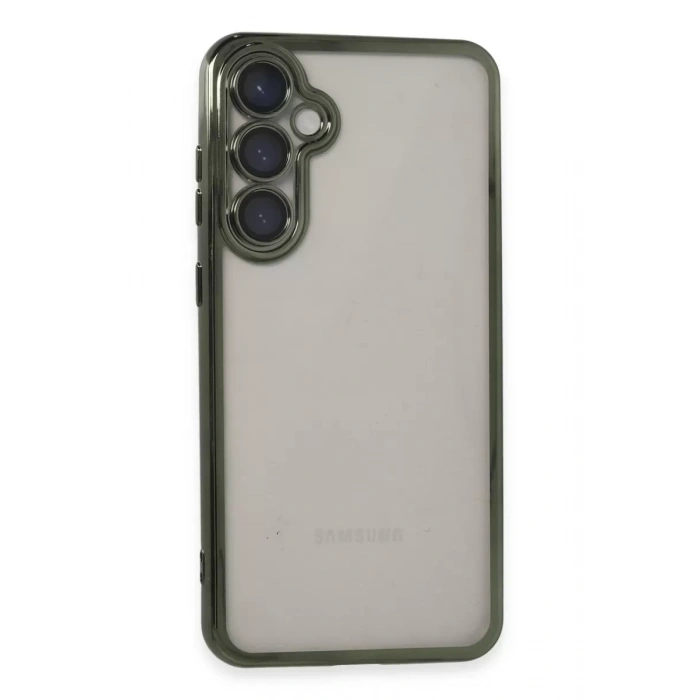 Samsung Galaxy S23 FE Kılıf Lensli Silikon - Yeşil