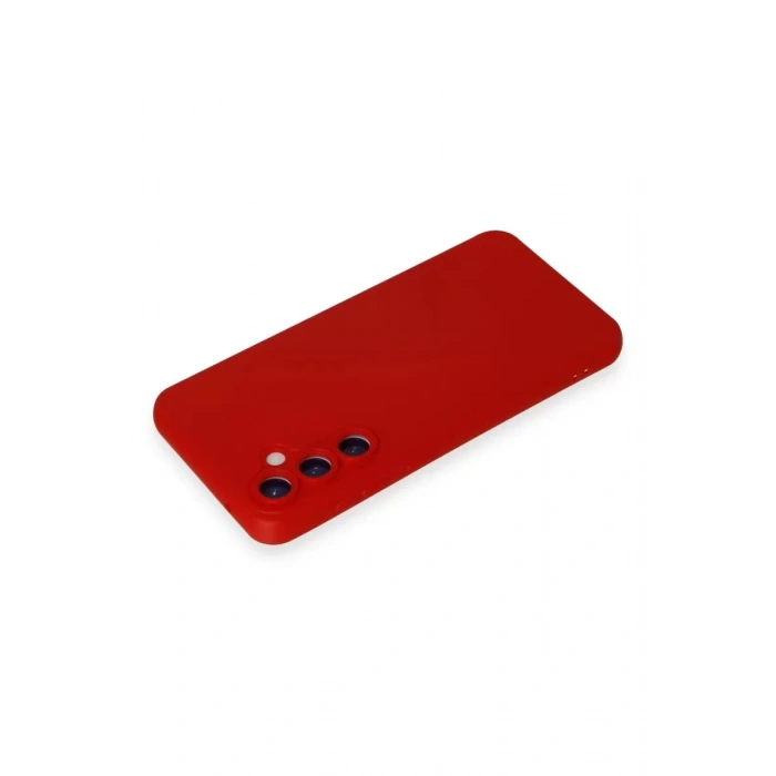 Samsung Galaxy S23 FE Kılıf Nano içi Kadife Silikon - Kırmızı