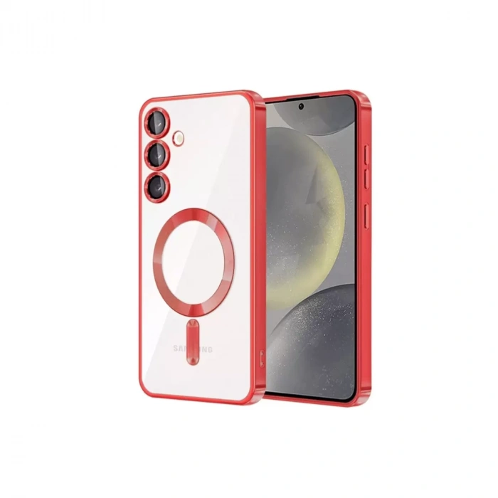 Samsung Galaxy S23 Kılıf Kross Magneticsafe Kapak - Kırmızı