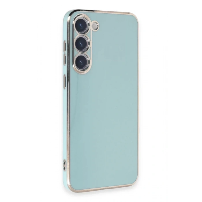 Samsung Galaxy S23 Kılıf Volet Silikon - Açık Yeşil