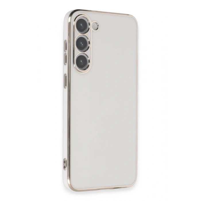 Samsung Galaxy S23 Kılıf Volet Silikon - Beyaz