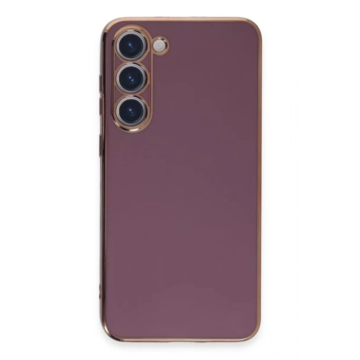 Samsung Galaxy S23 Kılıf Volet Silikon - Mor