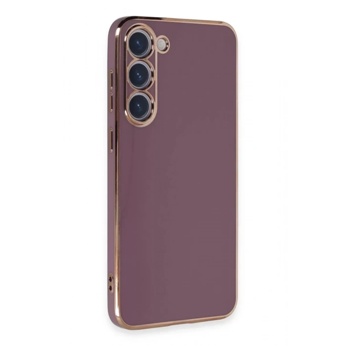 Samsung Galaxy S23 Kılıf Volet Silikon - Mor