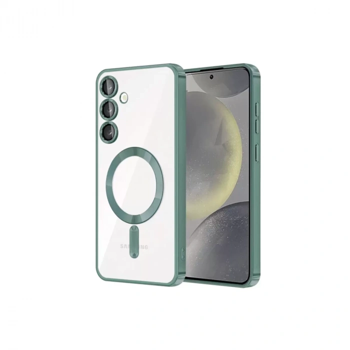 Samsung Galaxy S23 Plus Kılıf Kross Magneticsafe Kapak - Koyu Yeşil