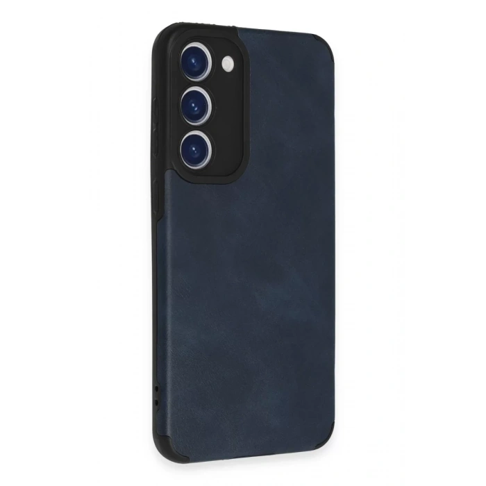Samsung Galaxy S23 Plus Kılıf Loop Deri Silikon - Lacivert