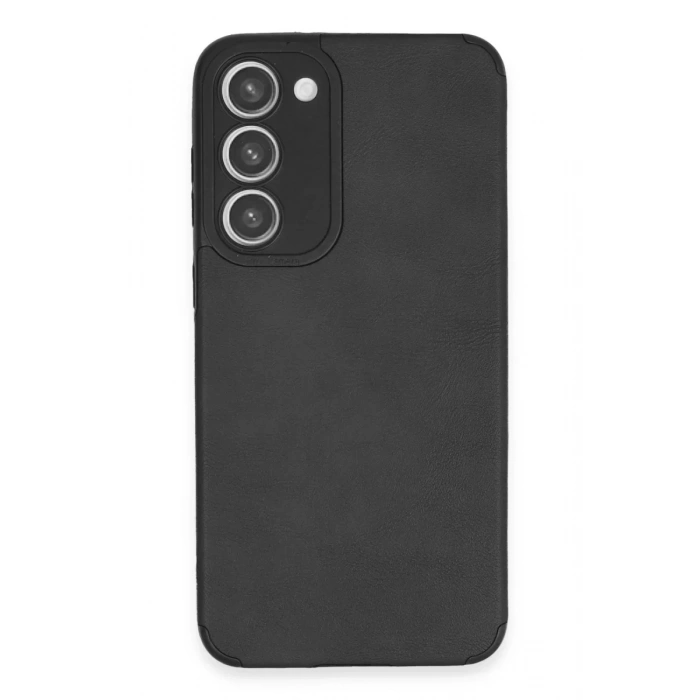 Samsung Galaxy S23 Plus Kılıf Loop Deri Silikon - Siyah