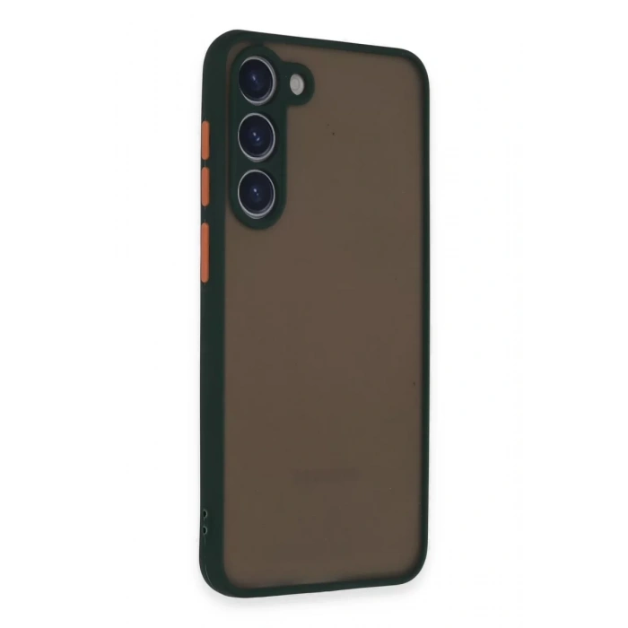 Samsung Galaxy S23 Plus Kılıf Montreal Silikon Kapak - Yeşil