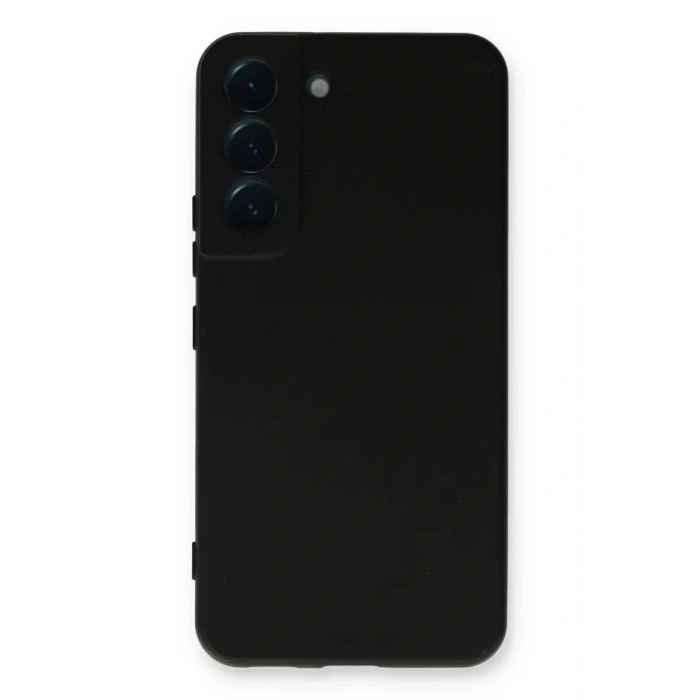 Samsung Galaxy S23 Plus Kılıf Nano içi Kadife Silikon - Siyah