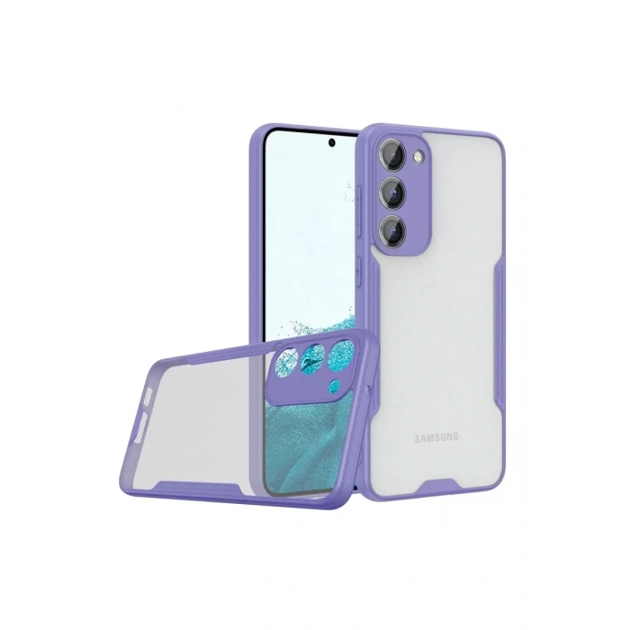 Samsung Galaxy S23 Plus Kılıf Platin Silikon - Lila