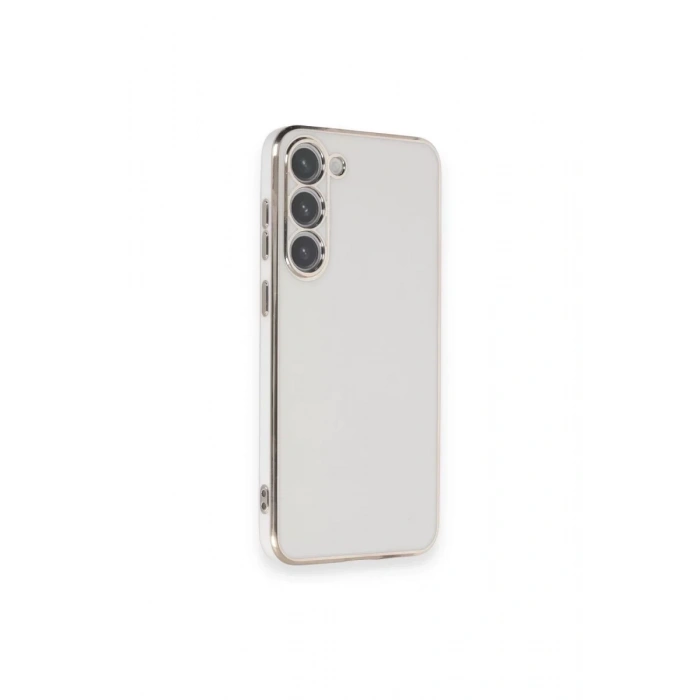 Samsung Galaxy S23 Plus Kılıf Volet Silikon - Beyaz