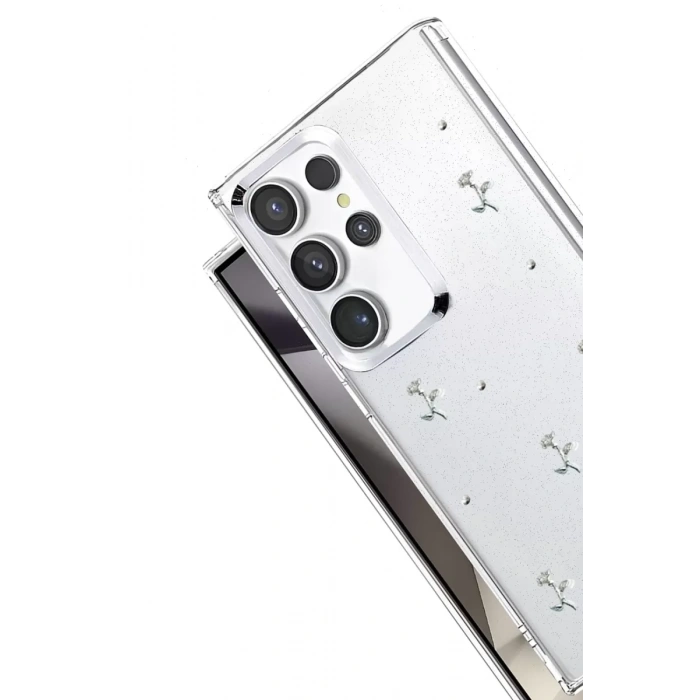 Samsung Galaxy S23 Ultra Fiyonk Desenli Kapak - Desen 4