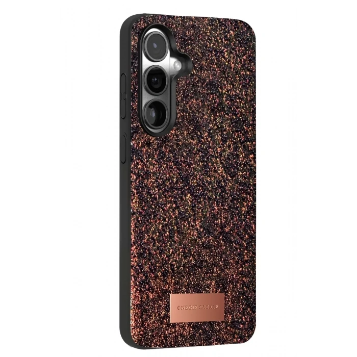 Samsung Galaxy S24 Bright Simli Kapak - Derin Mor