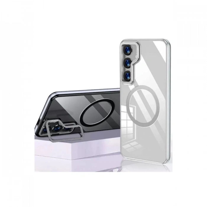 Samsung Galaxy S24 Crystal Magsafe Kapak - Şeffaf