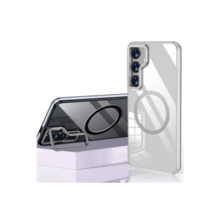 Samsung Galaxy S24 Crystal Magsafe Kapak - Şeffaf