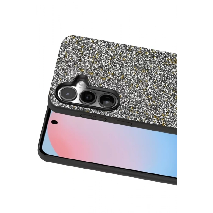 Samsung Galaxy S24 FE Bright Simli Kapak - Gold