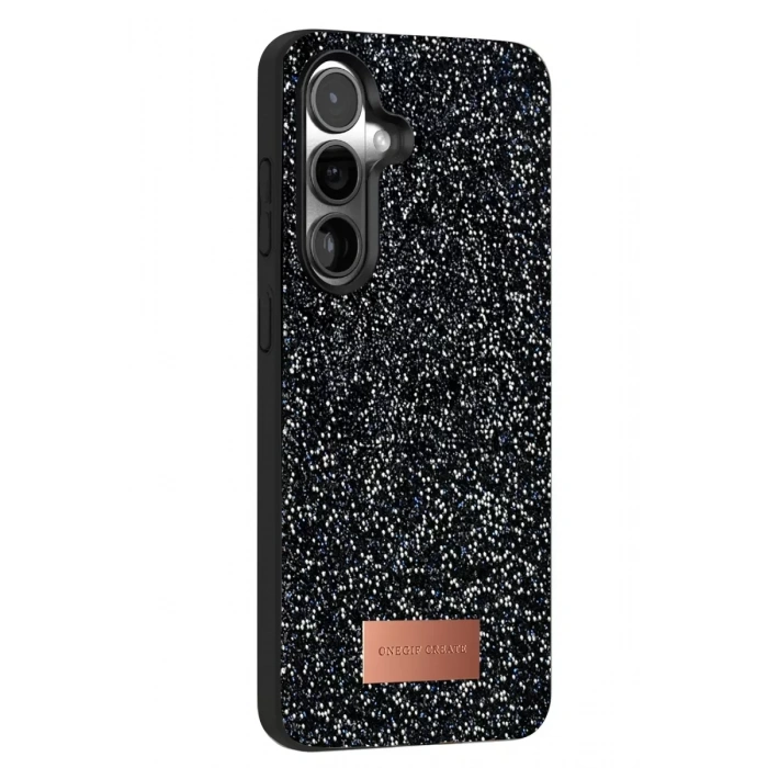 Samsung Galaxy S24 FE Bright Simli Kapak - Siyah