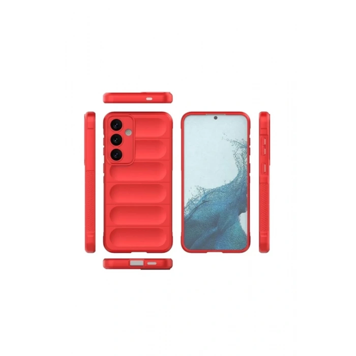 Samsung Galaxy S24 FE Kılıf Optimum Silikon - Kırmızı