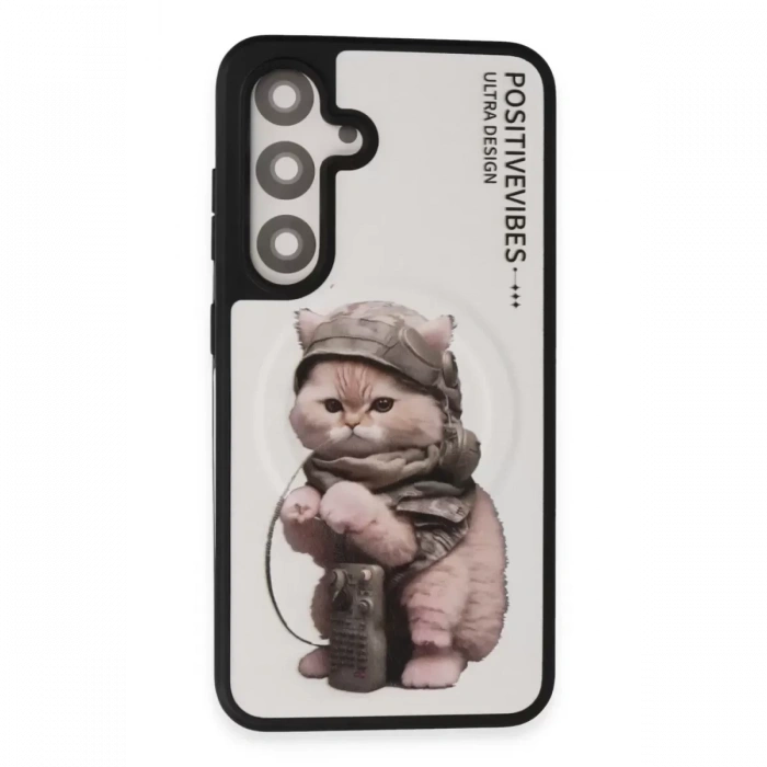 Samsung Galaxy S24 Fun Magsafe Kapak - Beyaz