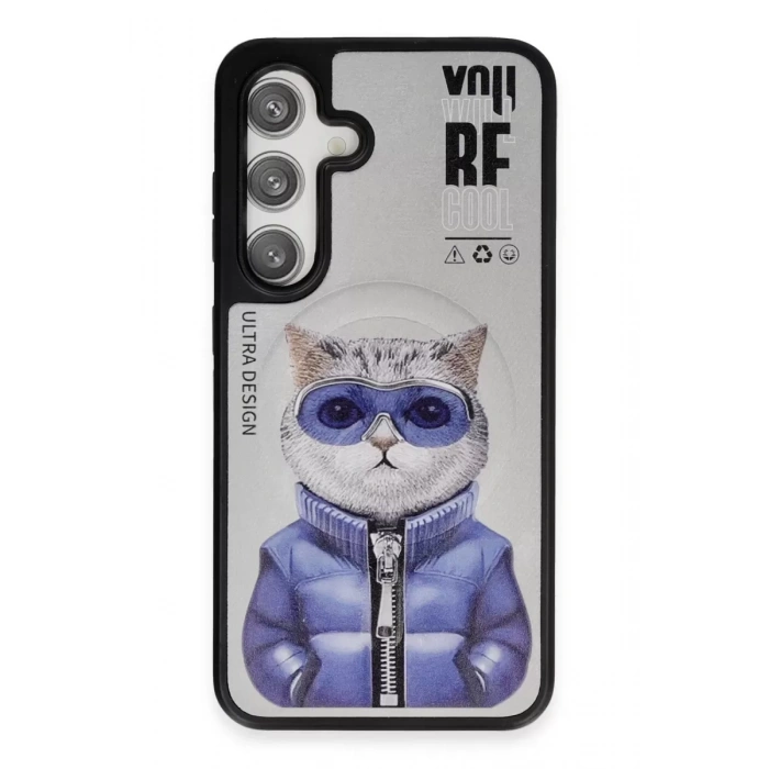 Samsung Galaxy S24 Fun Magsafe Kapak - Titan Gri-2