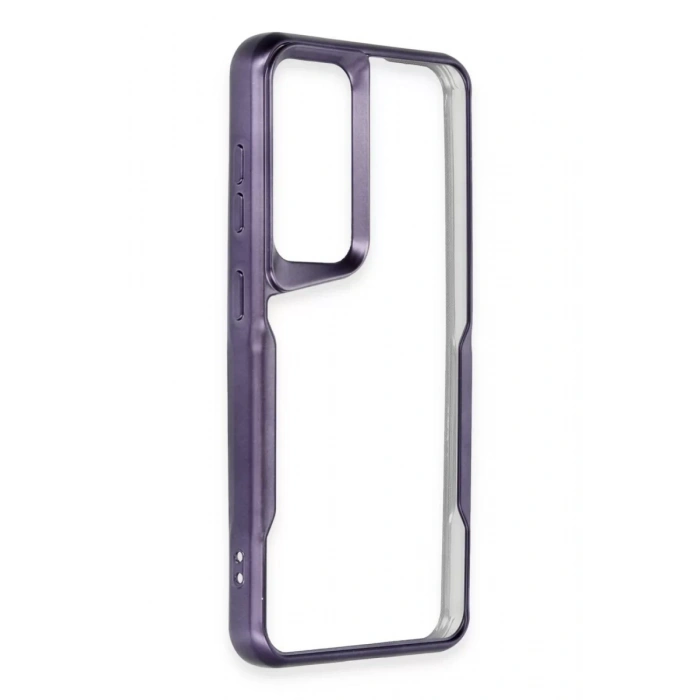 Samsung Galaxy S24 Kılıf Boyi Silikon Kapak - Derin Mor