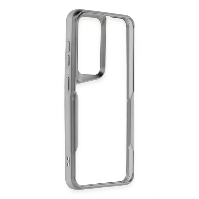 Samsung Galaxy S24 Kılıf Boyi Silikon Kapak - Gümüş