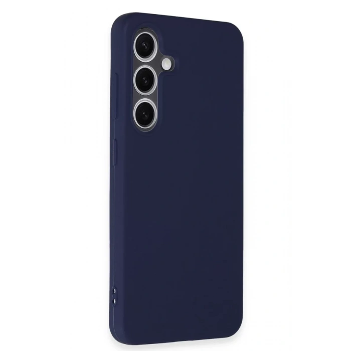 Samsung Galaxy S24 Kılıf First Silikon - Lacivert