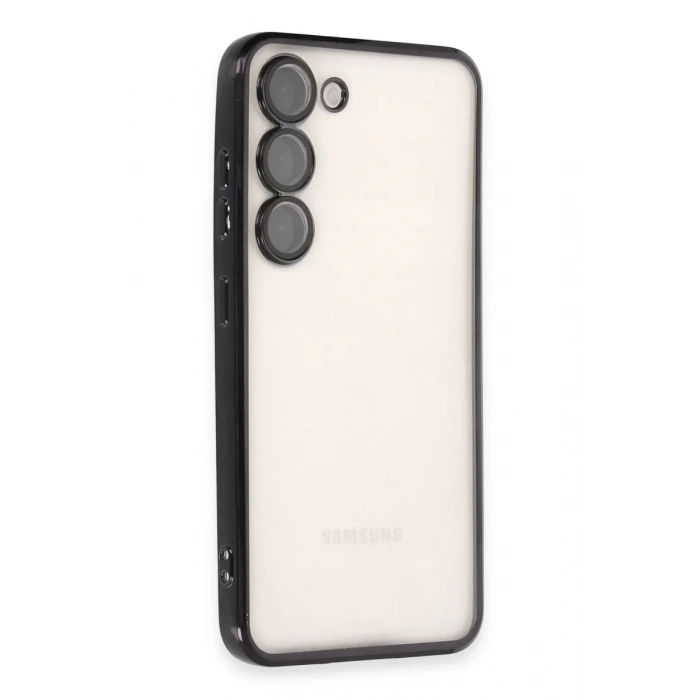 Samsung Galaxy S24 Kılıf Lensli Silikon - Siyah