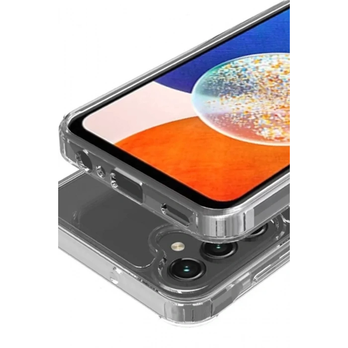 Samsung Galaxy S24 Kılıf Magneticsafe Şeffaf Silikon - Şeffaf
