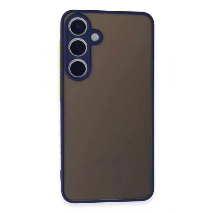 Samsung Galaxy S24 Kılıf Montreal Silikon Kapak - Lacivert